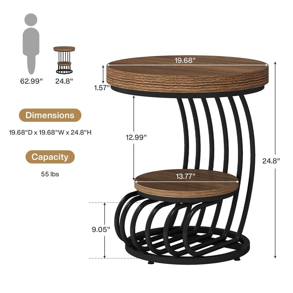 Dimensions: 19.68"D x 19.68"W x 24.8"H

Capacity: 55 lbs

19.68" 1.57" 12.99" 24.8" 13.77" 9.05"