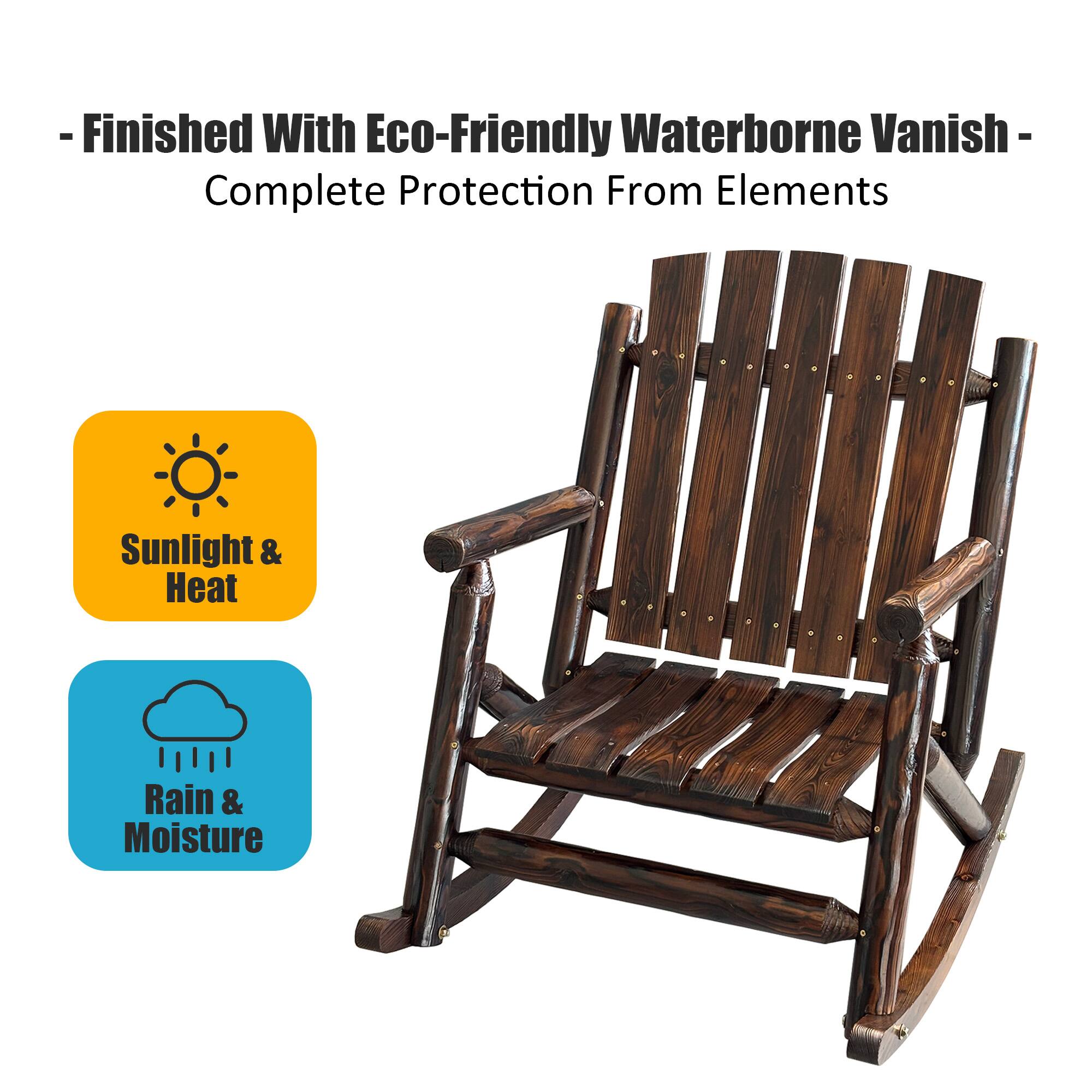 - Finished With Eco-Friendly Waterborne Vanish - Complete Protection From Elements

Sunlight & Heat

Rain & Moisture