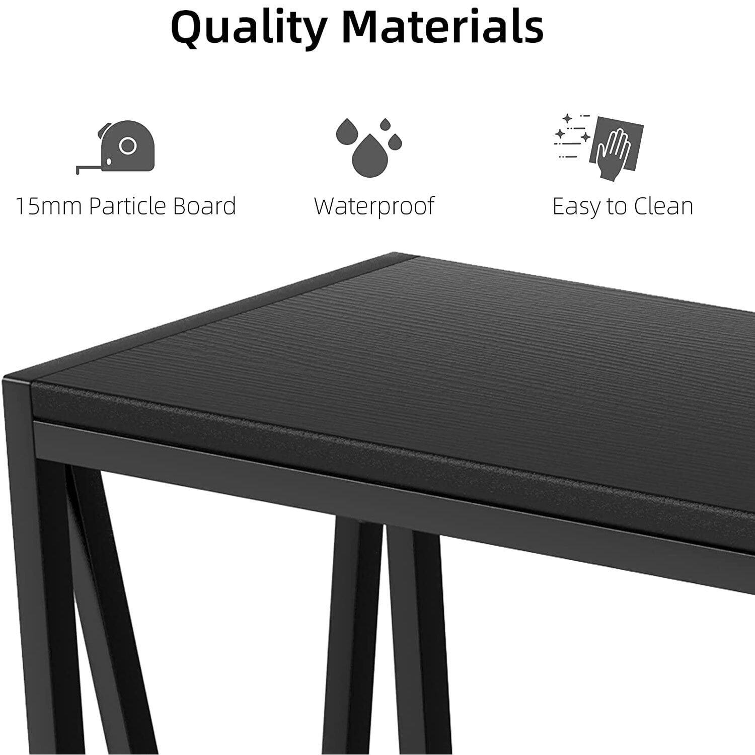 Quality Materials  
15mm Particle Board  
Waterproof  
Easy to Clean