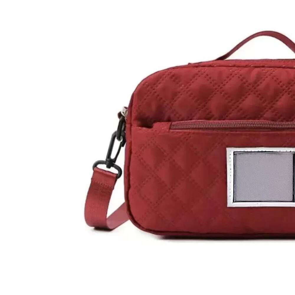 Alt View 2. Wikistore - Wikistore 3D Diamond Pattern Small Tote with Dry Wet Separation and Double Pockets Red - Red.
