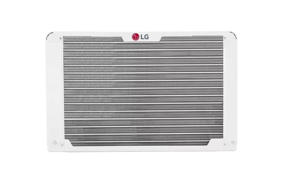 Back. LG - LG 8,000 LW8024RSMY BTU Smart Wi-Fi Enabled Window Air Conditioner - White & Gray.
