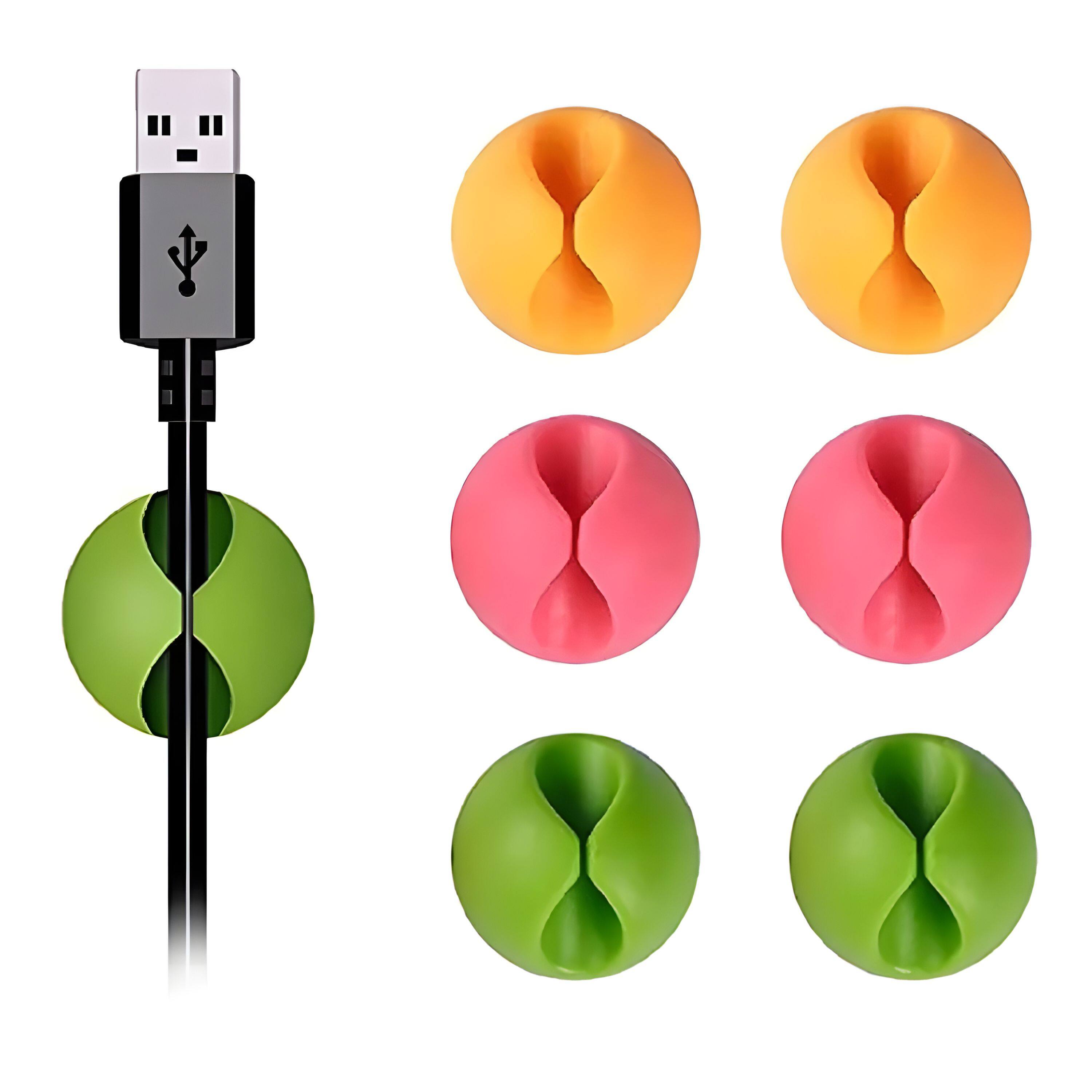 Front. Kitcheniva - Cable Reel Organizer Management Set 6 Pcs - Multi.