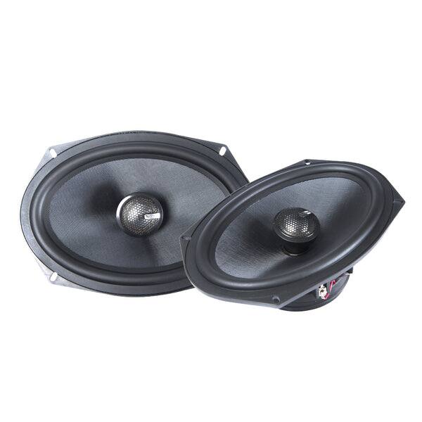 Front. Diamond Audio - Diamond Audio -DES692 - 6x9" 2-Way Coaxial Speaker with 25mm Aluminum Dome Tweete - Black.