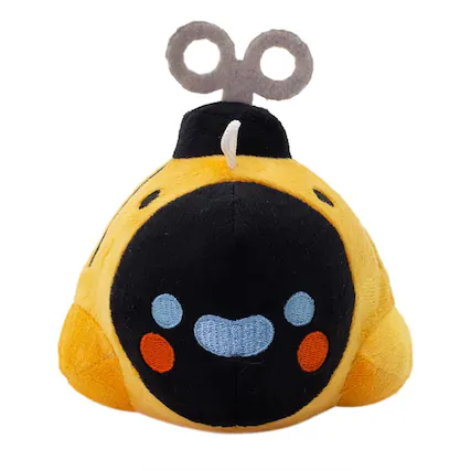 Front. Imaginary People - Slime Rancher 4 Inch Drone Slime Collector Plush - Yellow.