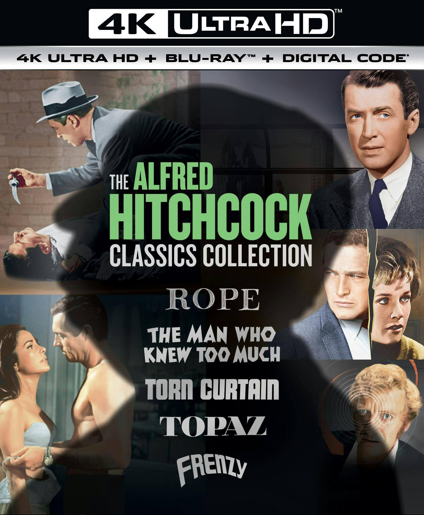 Angle. The Alfred Hitchcock Classics Collection   - 4K Blu-Ray.