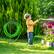 Left. Sorbus - Sorbus Manger Garden Water Hose Storage, Great for Garden, Lawn, Yard, Decorative Stand with Ground Stakes.