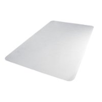 Floortex Basic Plus Polycarbonate 48" x 60" Chair Mat for Low Pile Carpets - Clear - Front_Zoom