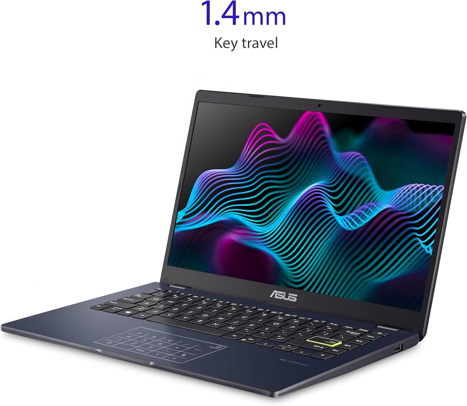 1.4 mm Key travel

ASUS