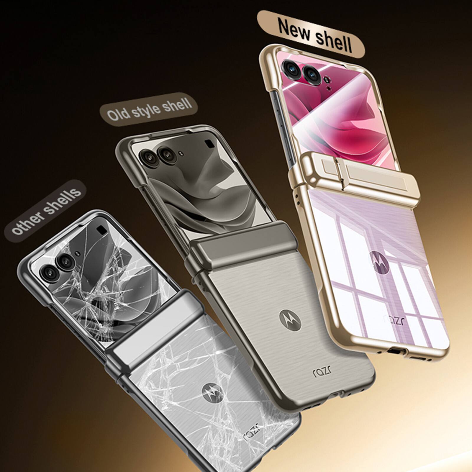 New shell  
Old style shell  
Other shells  
razr