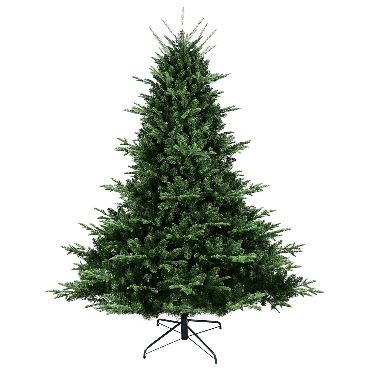 Front. Dexmalle - Dexmalle-7FT Christmas Tree with 2257 PE/PVC Mixed Tips-Green - Green.
