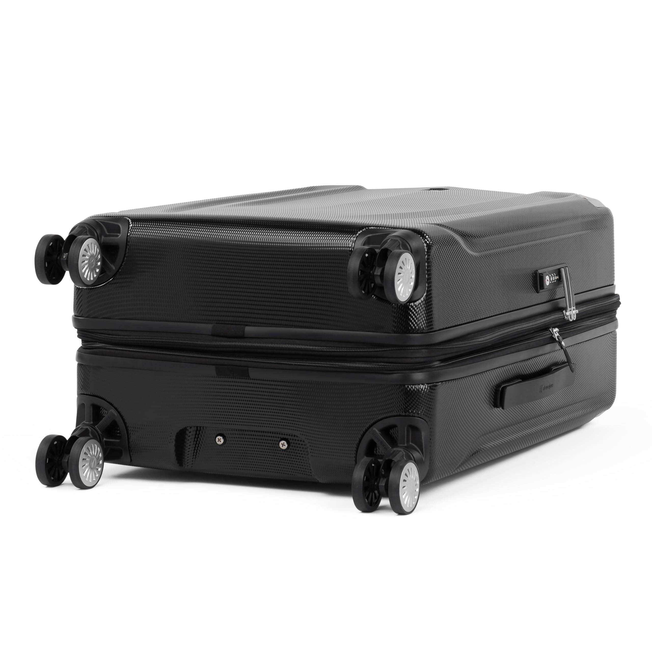 Alt View 1. Travelpro - Travelpro Pathways 3 Hardside Expandable 25" Checked Spinner - Black Knight.