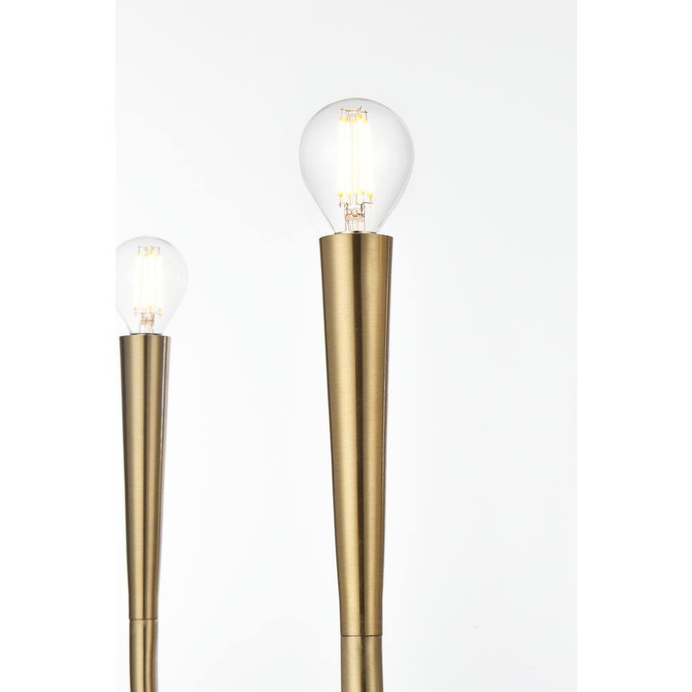 Alt View 2. Living District - Layne 36 inch chandelier in Gold - Gold.