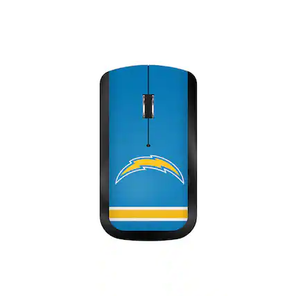 Front. Keyscaper - Los Angeles Chargers Stripe Wireless Mouse - Multicolor.