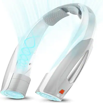 Front. Loheer - Loheer Portable Neck Fan 6 Speed Rechargeable Wearable Cooling Personal Fan Fast Charge Type-C.