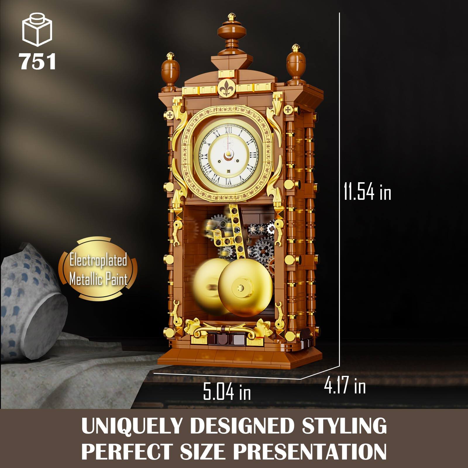 751

Electroplated Metallic Paint

UNIQUELY DESIGNED STYLING  
PERFECT SIZE PRESENTATION

11.54 in  
5.04 in  
4.17 in