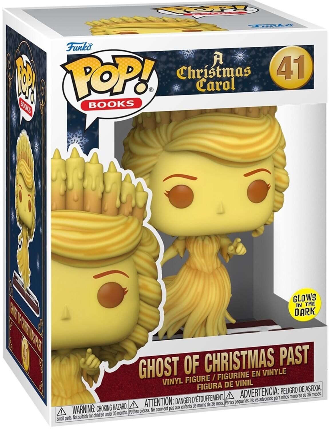 TOOPY Tadl o Funko A 41 M POP! Chrstmas 1 Carol BOOKS BOOKS E1 VRSINAN E 4 GLOWS IN THE DARK OF CHRISTMAS PAST GHOST FIGURE / FIGURINE EN VINYLE VINYL DE VINIL FIGURA PELIGRO DE ASFIXIA. D'TOUFFEMENT. ADVERTENCIA: para nios menores de 36 meses. DANGER pequeas. No es adecuado HAZARD. ATTENTION: aux enfants de moins de 36 mois Partes WARNING: CHOKING Petites pices. Ne convient pas for children under 36 months Small parts. Not suitable