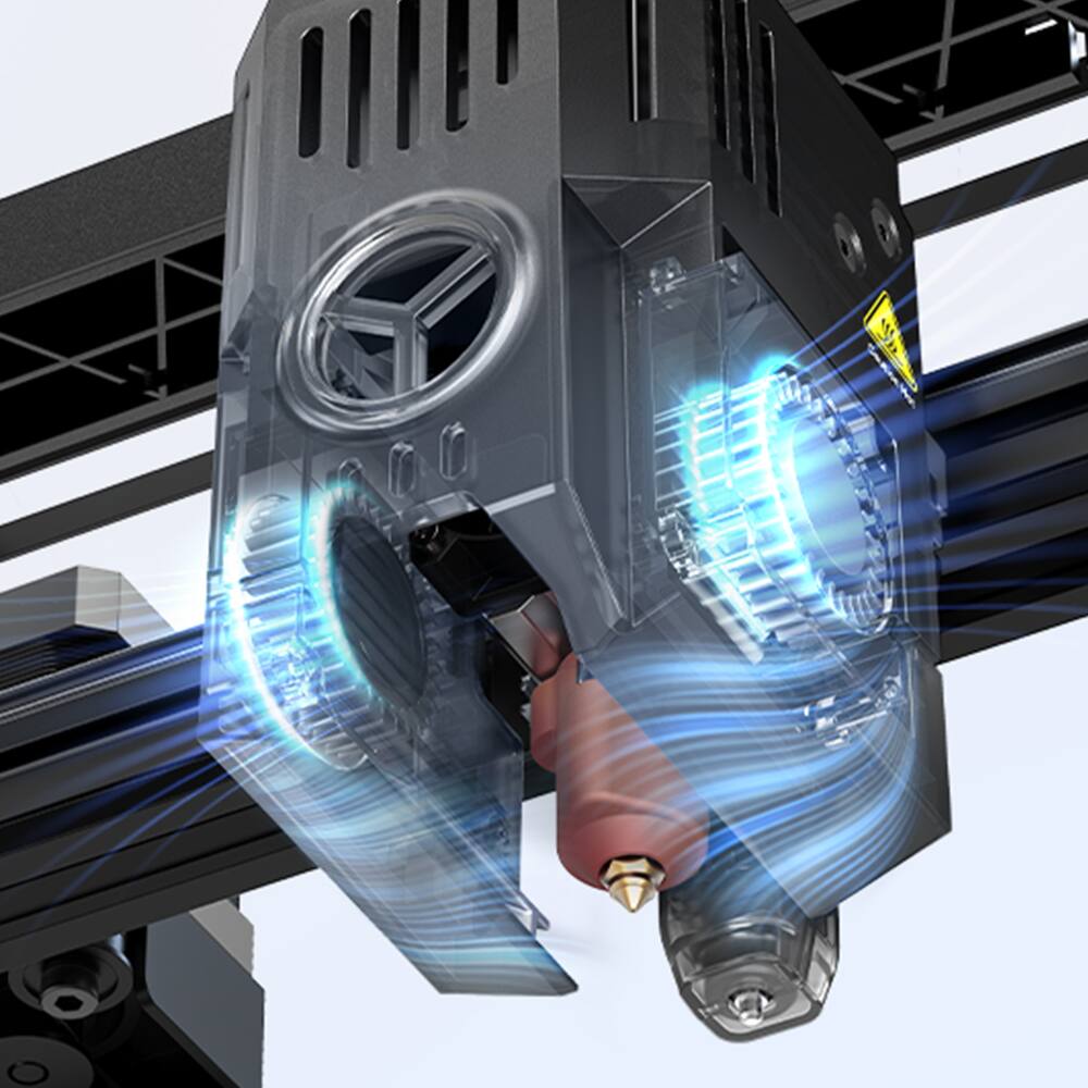 Alt View 18. Creality - Ender-3 V3 KE 3D Printer Basic Combo - Black.