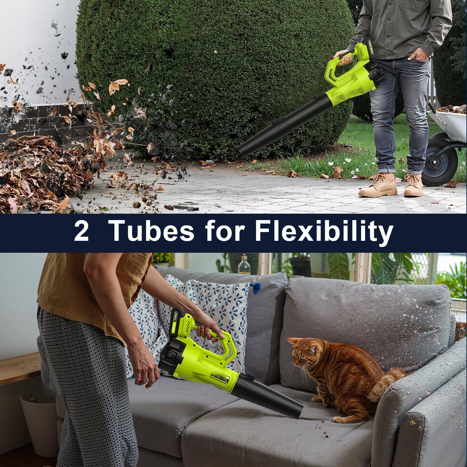 2 Tubes for Flexibility