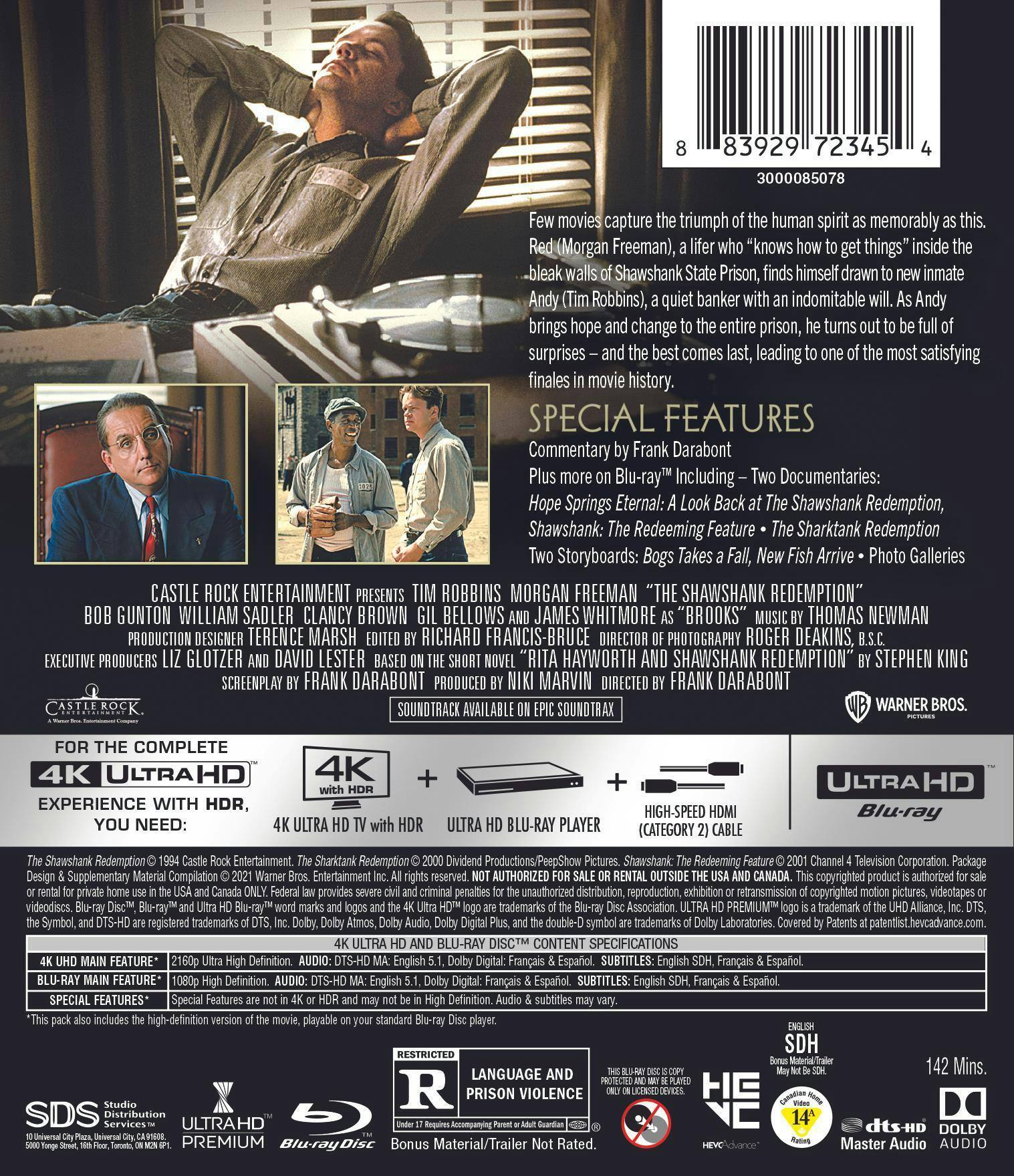 Back. The Shawshank Redemption [UHD].