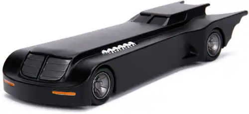 Front. Jada Toys - 1:32 Batmobile - Animated Series Batmobile - COLLECTIBLES - Multicolor.