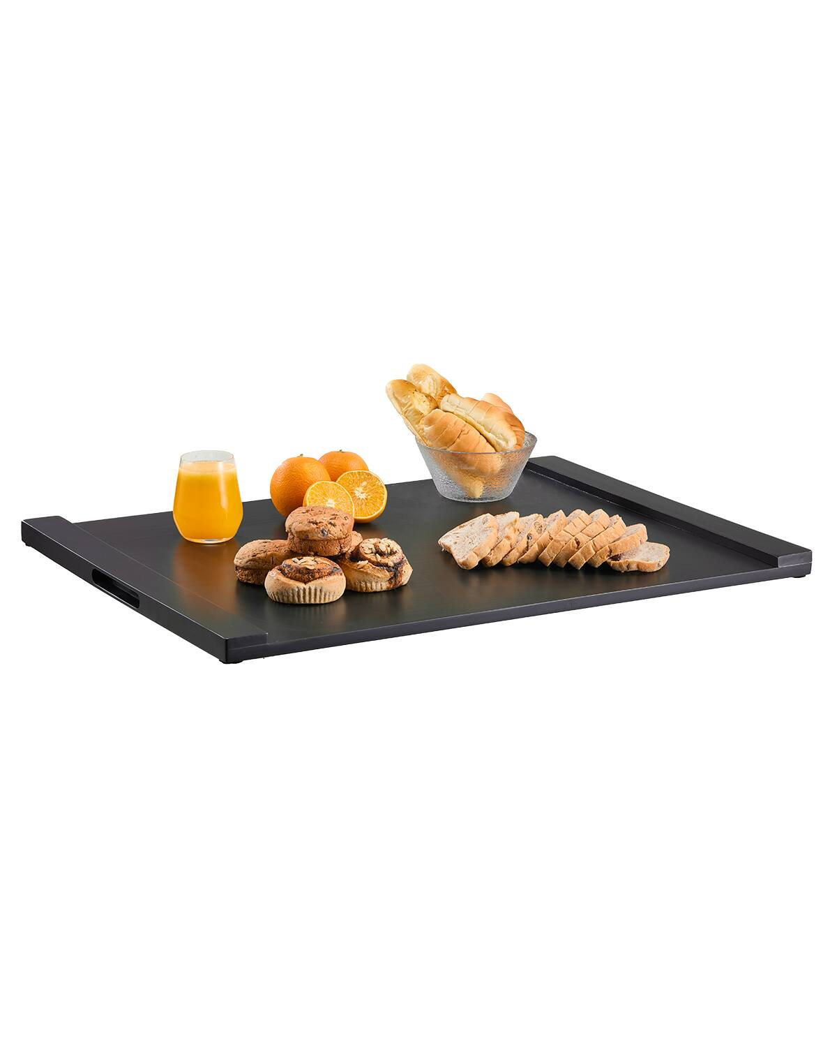 Front. VEVOR - Noodle Board Stove Cover, Stove Top Covers for Gas Burners & Electric Stove, Pine Wood Cutting Board,Built-in Handles - Black.