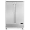 Front. Coolski - Coolski 54"W 2 Door Commercial Refrigerator, 49 Cu.ft Stainless Steel Reach-in Fridge - Silver.