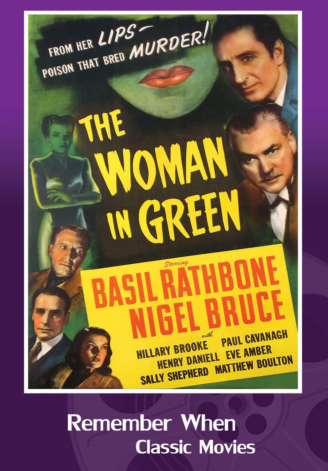 Sherlock Holmes - The Woman In Green  - DVD