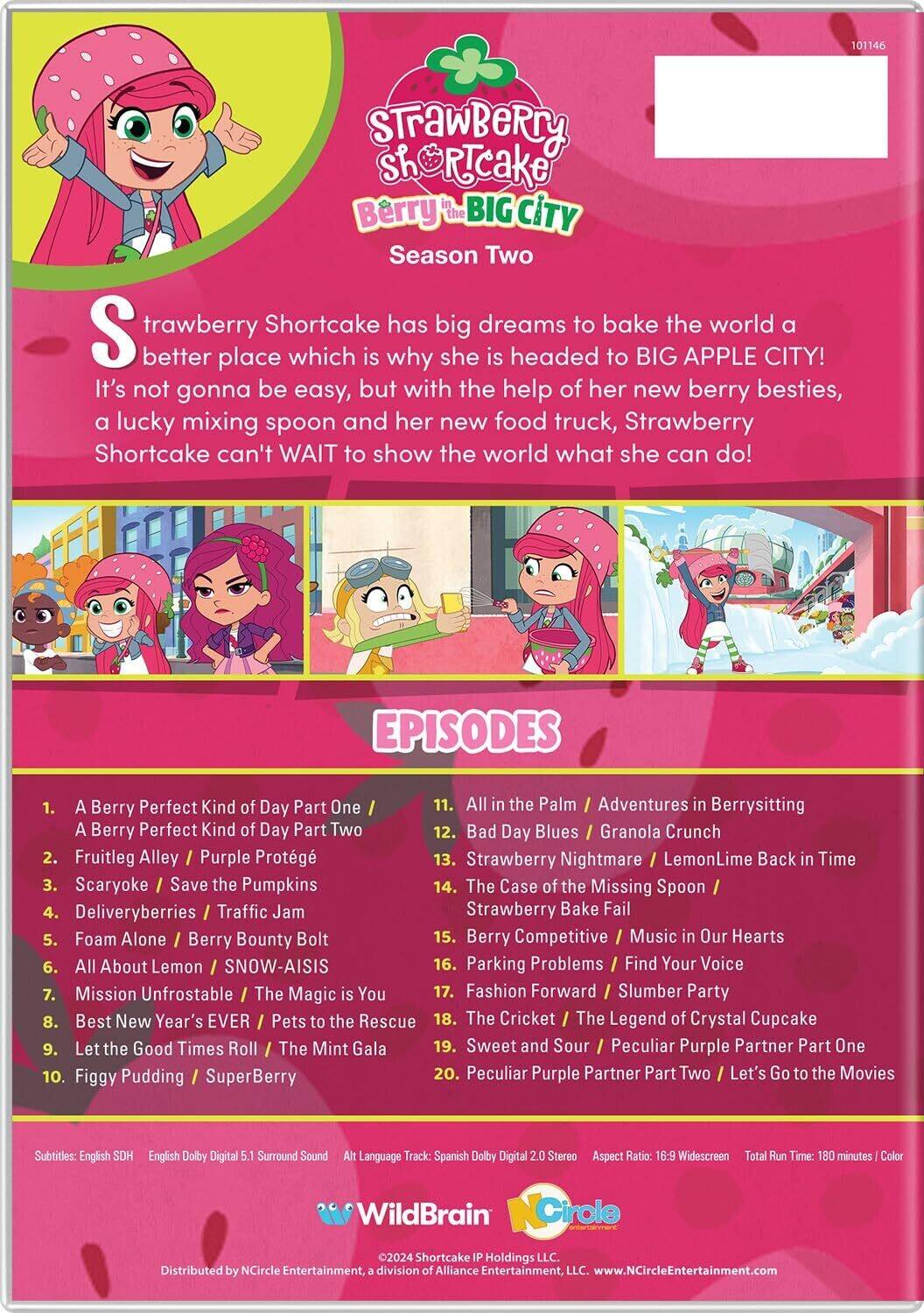 Alt View 1. Strawberry Shortcake: Berry In The Big City Season 2   - DVD.