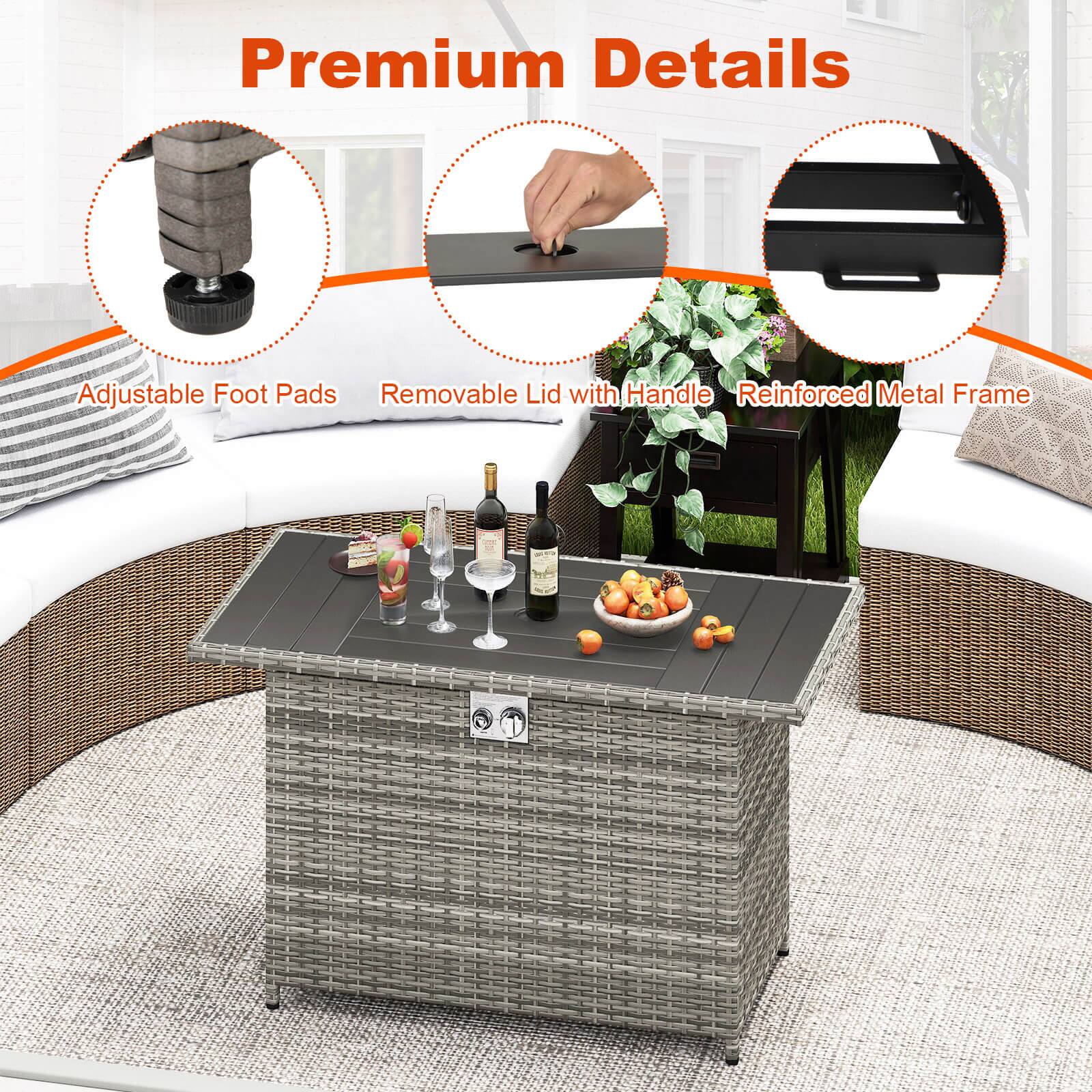 Premium Details

- Adjustable Foot Pads
- Removable Lid with Handle
- Reinforced Metal Frame