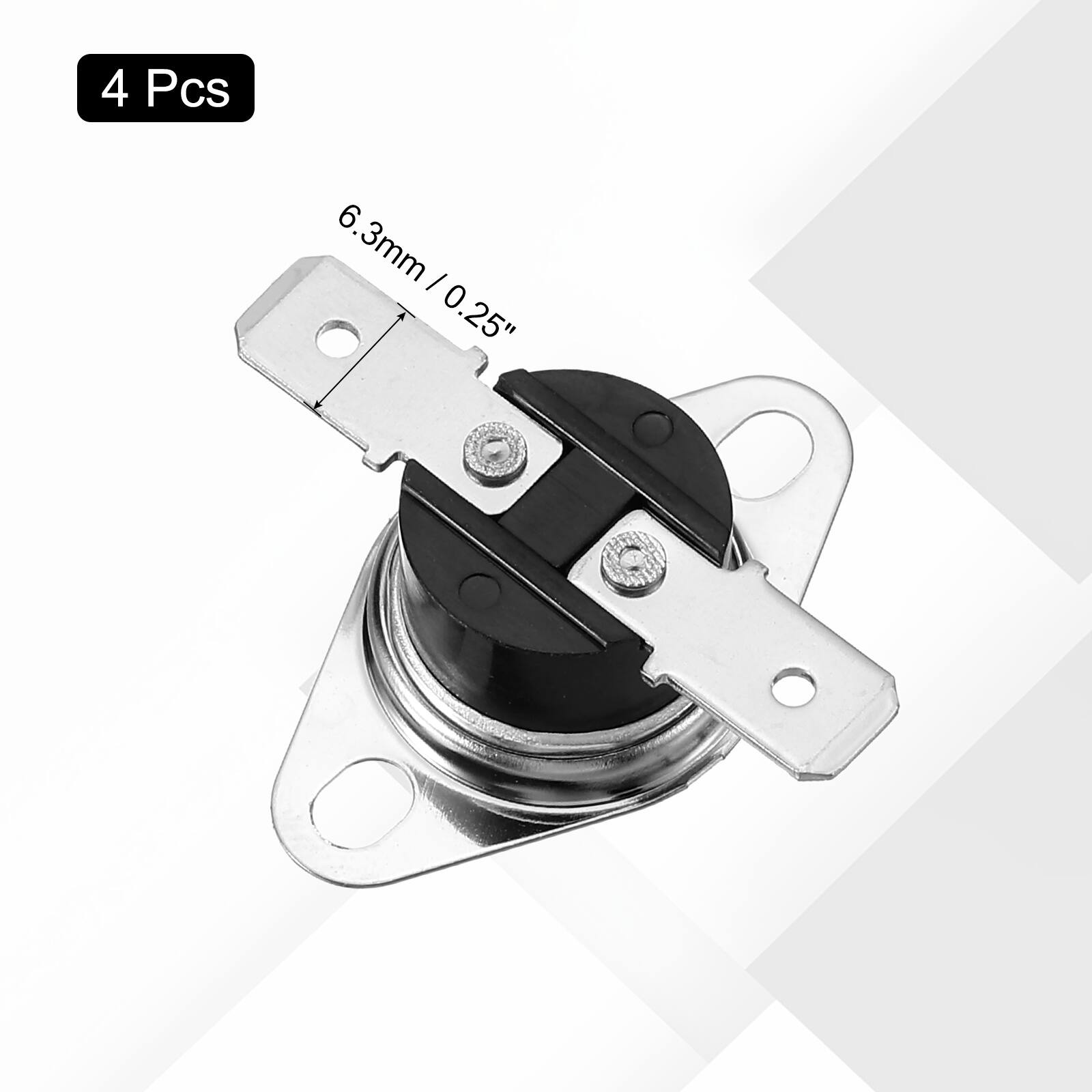 4 Pcs  
6.3mm / 0.25"