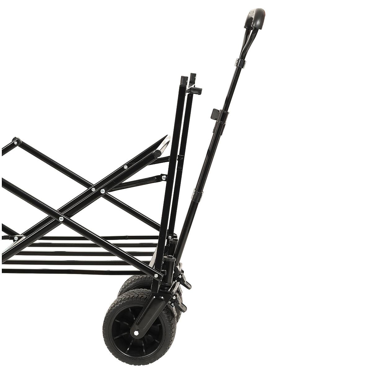 Alt View 1. Loheer - Loheer Collapsible Wagon with Removable Canopy, Purple Foldable Garden Cart with Mosquito Net.