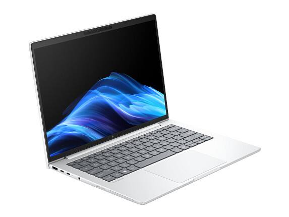 Alt View 2. HP - HP EliteBook Laptop Computer 14" WUXGA AMD Ryzen 5 16 GB memory;256 GB SSD - Glacier silver aluminium.