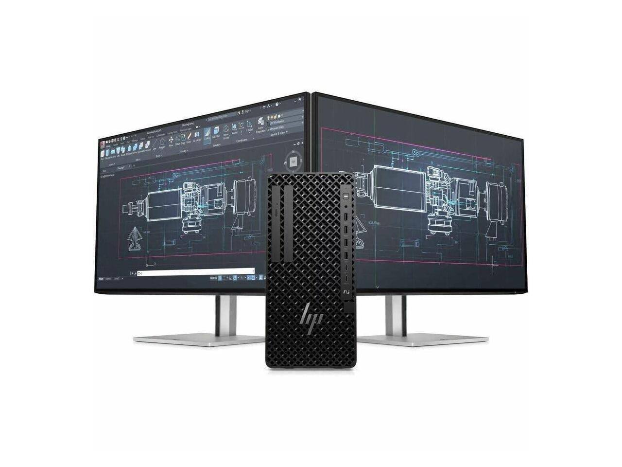 Alt View 7. HP - HP Z1 G1i Desktop - Intel Ultra 7 265 - 64GB - 1TB SSD - Black - Q870 - Win 11 Pro - DDR5 - 500W - Black.