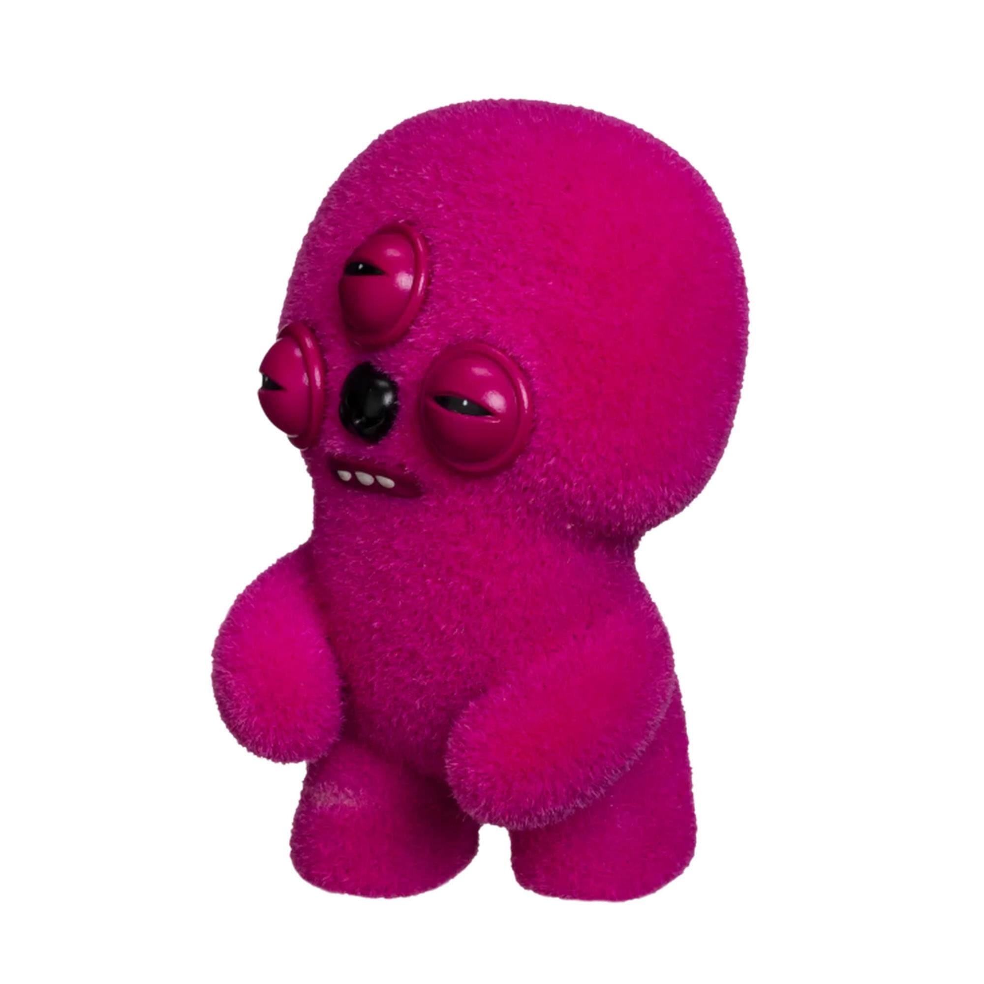 Alt View 10. ZURU - Fuggler Farting 3.5 Inch Vinyl Figure | Dark Pink Fuggler - Pink.