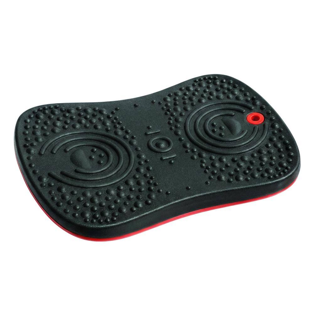 Front. Floortex - Active Anti-Microbial Exercise Wobble Balance Board - Black.