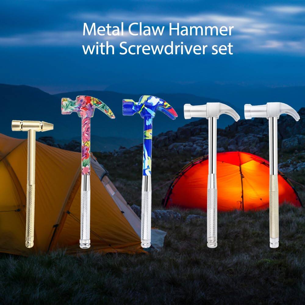 Metal Claw Hammer with Screwdriver set