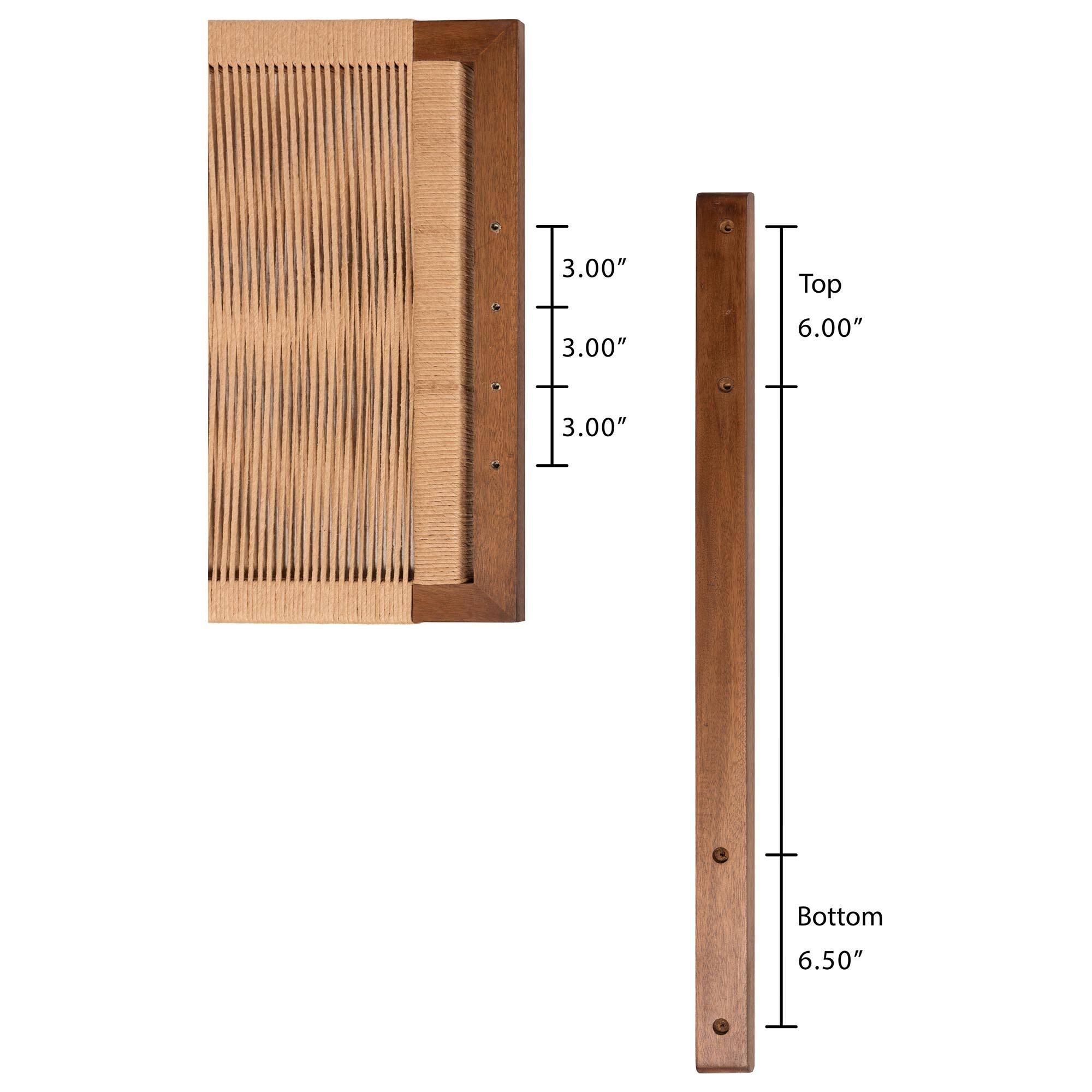 - Top: 6.00"
- Bottom: 6.50"
- 3.00" (repeated three times on the left side)