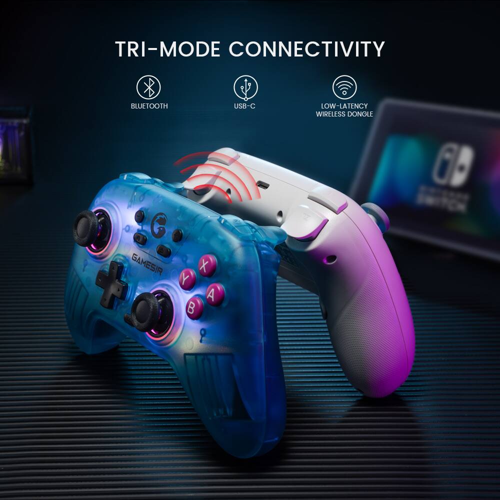 TRI-MODE CONNECTIVITY BLUETOOTH USB-C LOW-LATENCY WIRELESS DONGLE G GAMESIR X Y A B