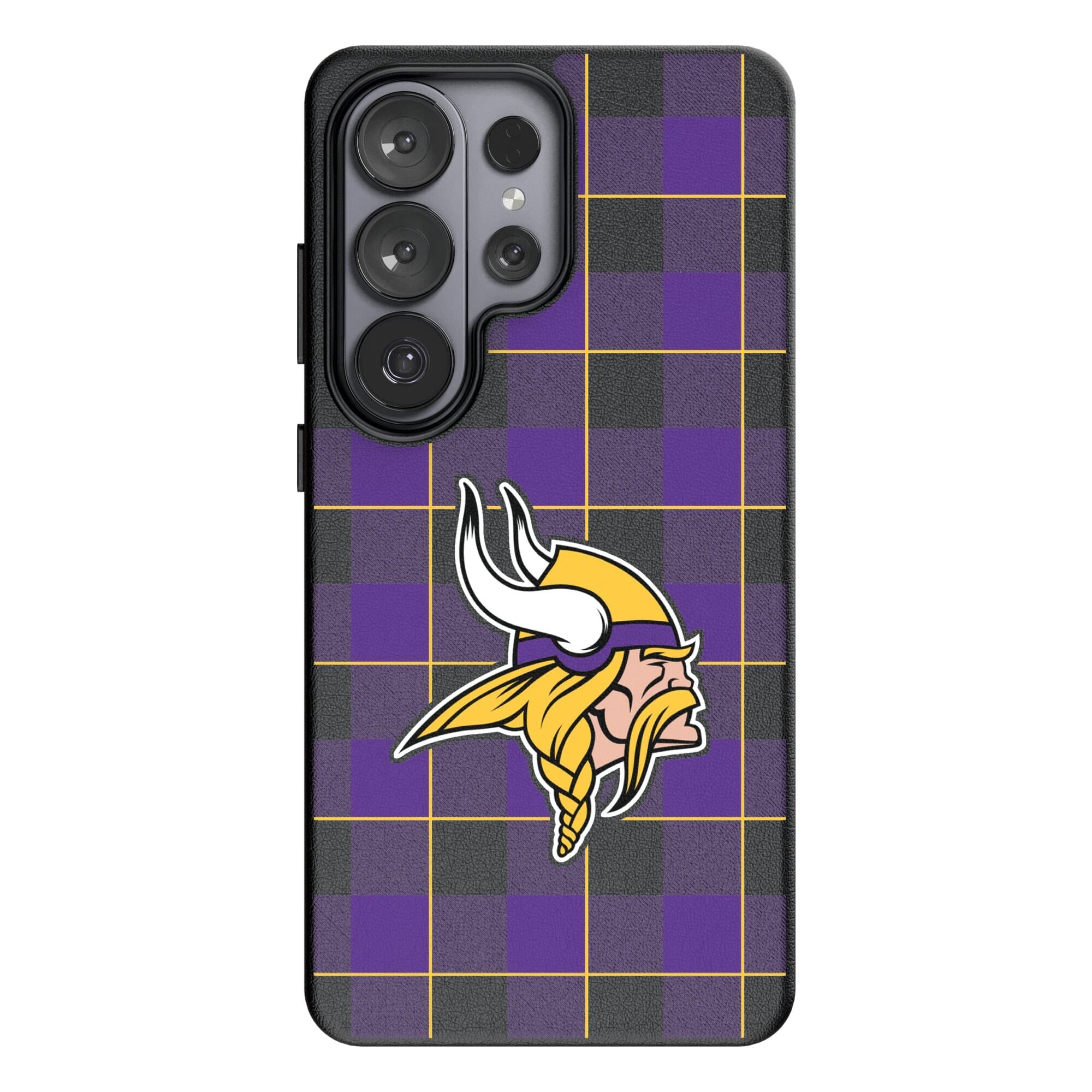 Keyscaper - NFL - Minnesota Vikings Plaid Galaxy Magnetic Bump Case - S24 Plus - Black price history on PriceWatchPro