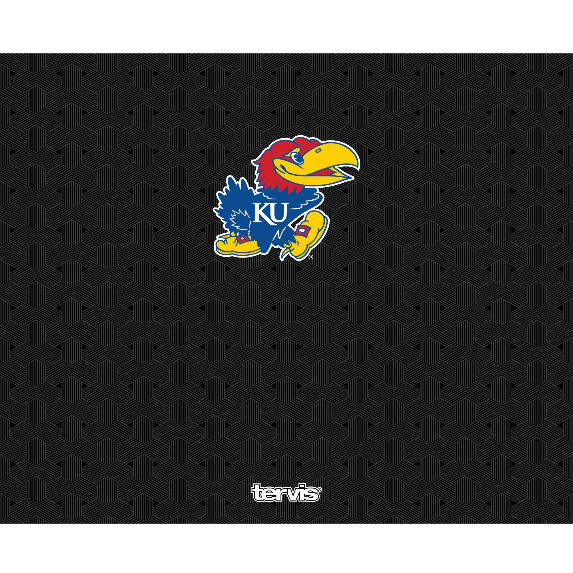 Alt View 1. Tervis - Kansas Jayhawks 40oz. Weave Wide Mouth Water Bottle - Multicolor.