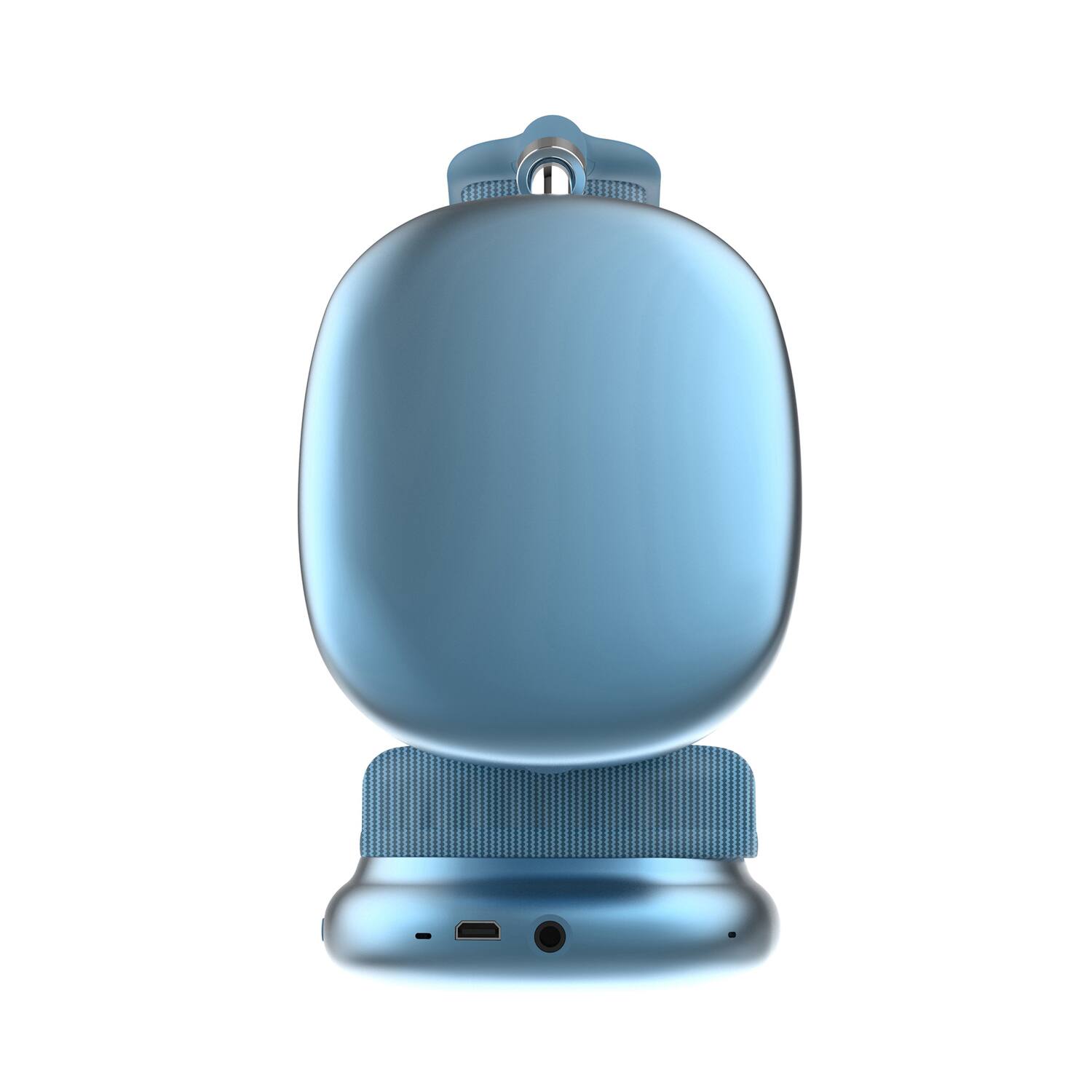 Alt View 4. iQ Sound - Bluetooth Over-Ear High-Performance Headphones IQ-170BT, Mic, FM Radio, 3.5mm Aux, 6-Hour Play Time - Blue.