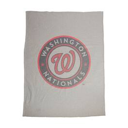 Logo Brands - Washington Nationals 54" x 84" Sweatshirt Blanket - Multicolor
