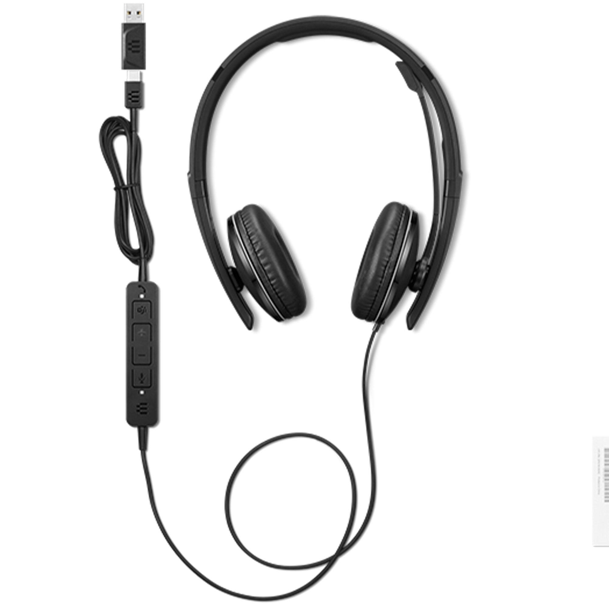 Alt View 10. Lenovo - Lenovo Wired ANC Headset Gen 2, Microsoft Teams Certified, Black - Multicolor.