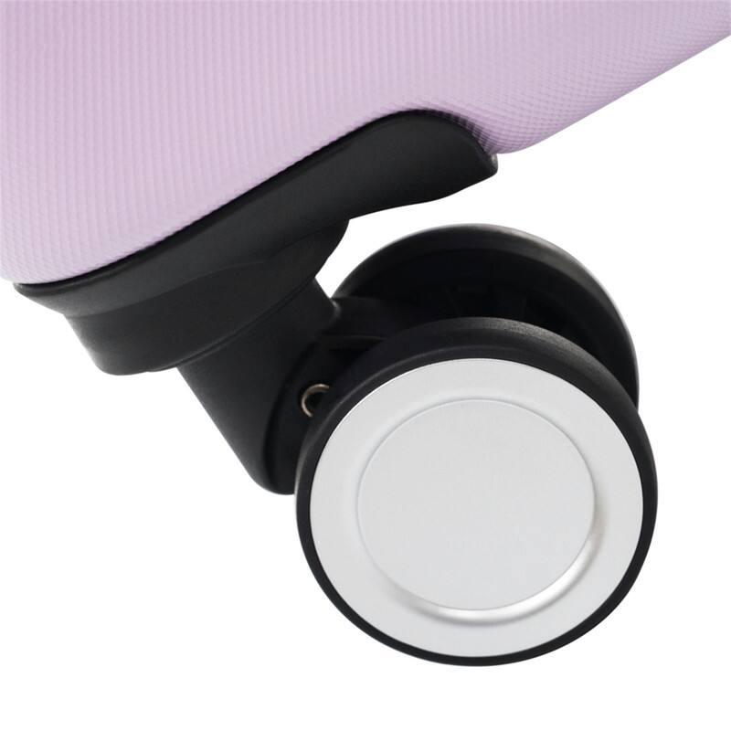 Alt View 10. HTUTWOO - Hardshell Luggage Sets 3 Piece-Double Spinner Wheels Suitcase with Handle Password Lock,Lightweight 20"+24"+28" Luggages - Pink Purple.