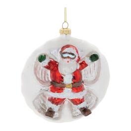 BreeBe - Santa Snow Angel Ball Ornament (Set of 6) - Red, White