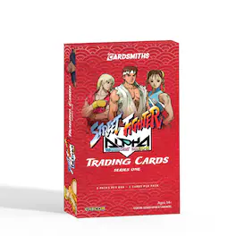 Cardsmiths - Street Fighter Alpha: Warriors' Dreams Trading Cards Collector Box | 2 Packs - Blue
