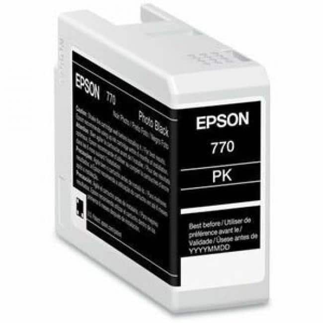 Epson - Ultrachrome PRO10 -Ink - Photo Black (T770120), Standard