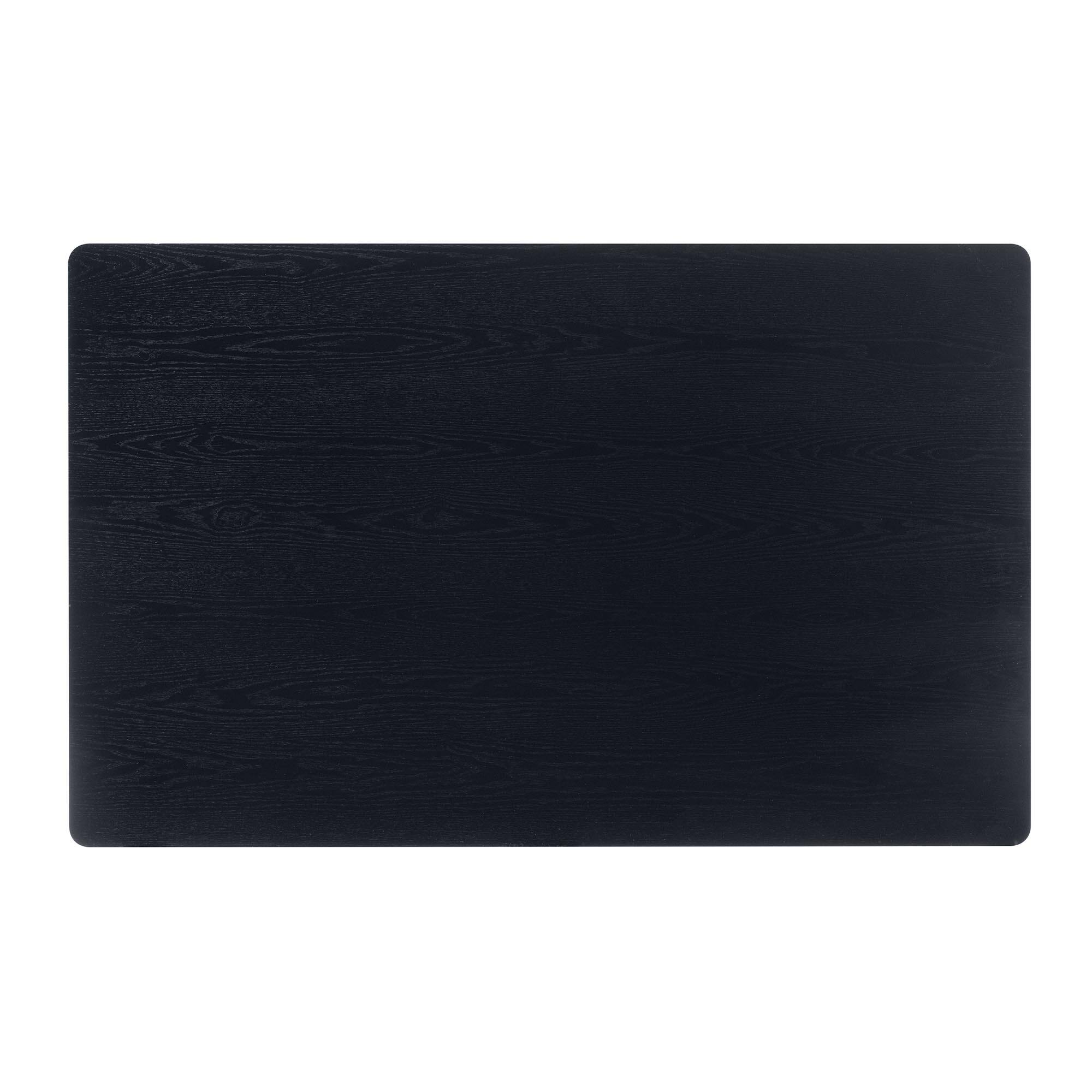 Alt View 1. Baxton Studio - Sherwin Mid-Century Modern Finished Wood Dining Table - Black.