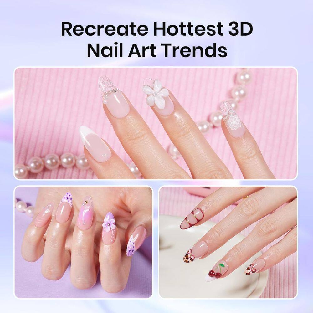 Recreate Hottest 3D Nail Art Trends