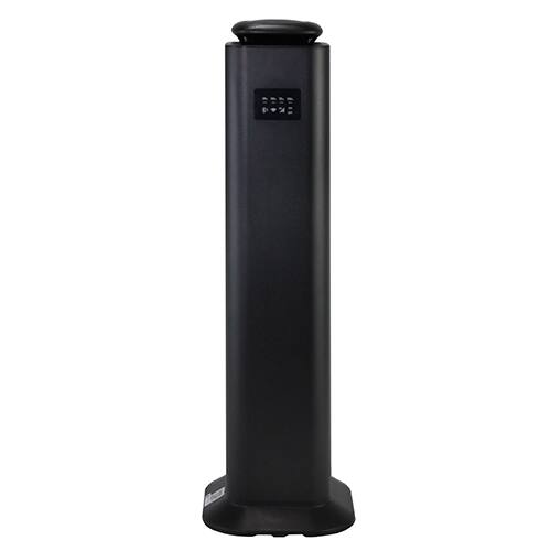 Alt View 1. Lume Cove - Luxury Sleek Essential Oil Tower Scent Diffuser with Bluetooth - Black.